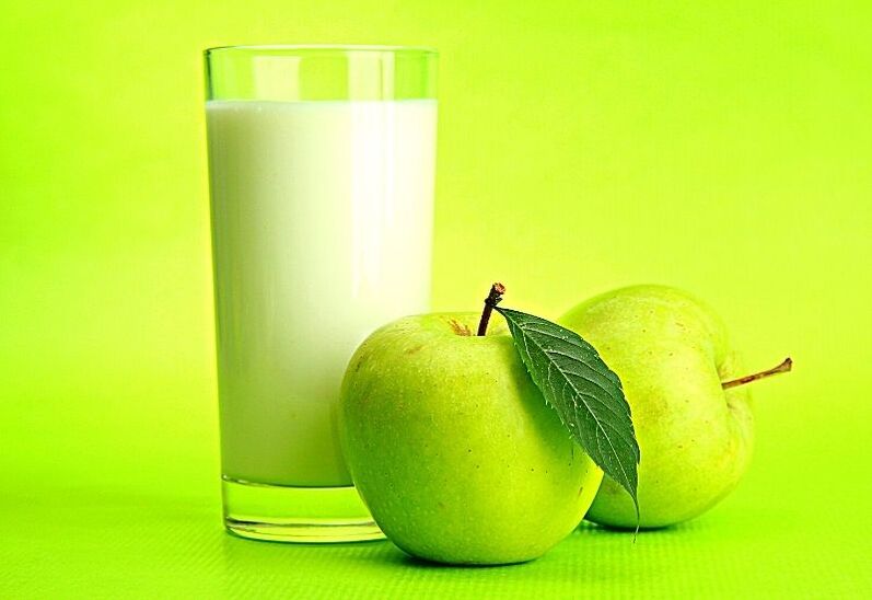 kefir-jabolčna dieta