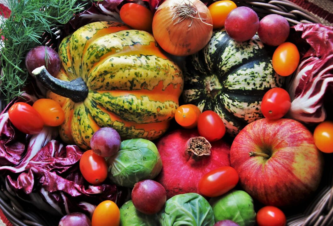 Prehrana ljudi s krvno skupino II mora biti sestavljena iz zelenjave in sadja. 